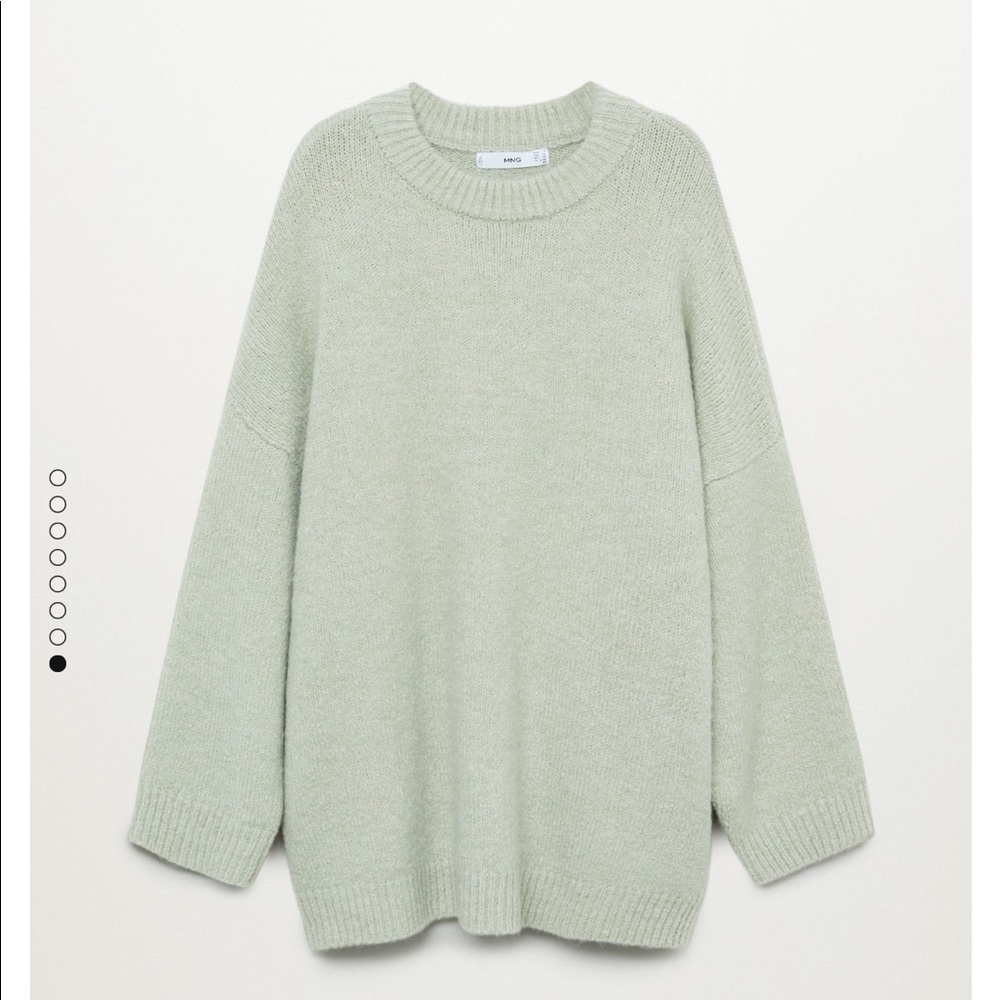 Oversized knit sweater